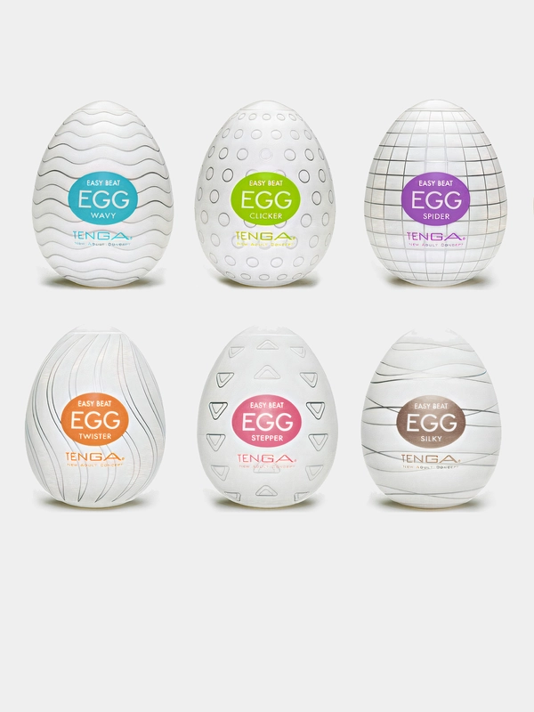 Мастурбатор яйцо мужской EGG, 6 типов