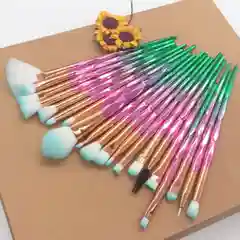 Коралловый кисти для макияжа Kaman, в форме русалки