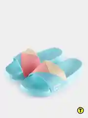 Желтый сланцы женские пляжные, 4 цвета