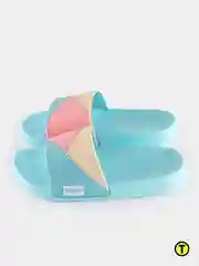 Желтый сланцы женские пляжные, 4 цвета