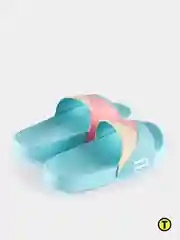 Желтый сланцы женские пляжные, 4 цвета