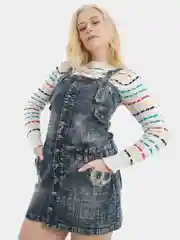 Женский джинсовый сарафан