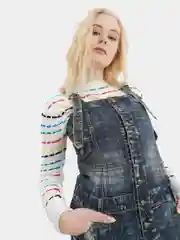 Женский джинсовый сарафан