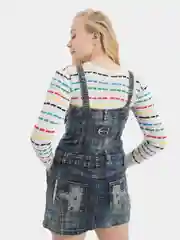 Женский джинсовый сарафан