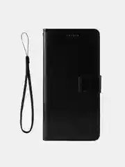 Черный чехол-книжка для iPhone 11, 11 Pro, 11 Pro Max, 12, 12 Pro, 12 Pro Max, 12 Mini