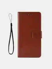 Коричневый чехол-книжка для iPhone 11, 11 Pro, 11 Pro Max, 12, 12 Pro, 12 Pro Max, 12 Mini