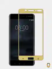 Золотой защитное стекло Nokia 6 (2017)