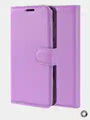 Лавандовый чехол-книжка Xiaomi Redmi 8A с магнитной застежкой и визитницей