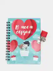 Записная книжка на замочке "В моем сердце"