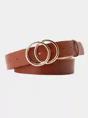 Коричневый ремень женский