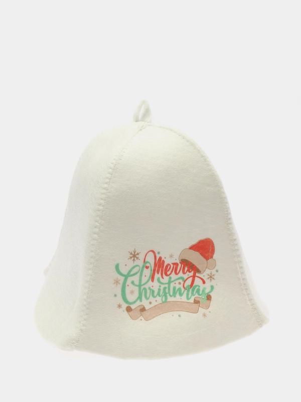 Банная шапка Merry Christmas