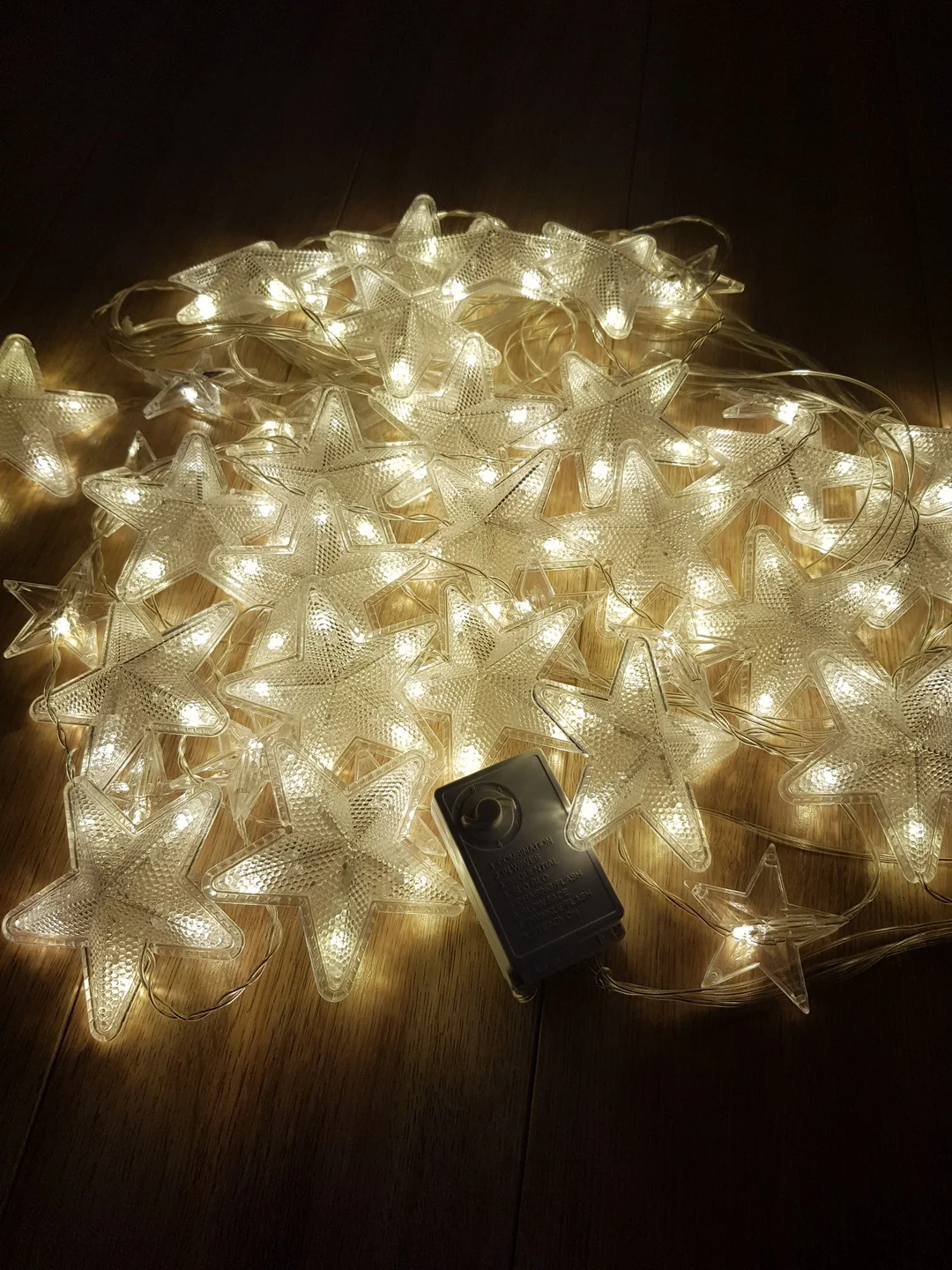 Гирлянда штора "Занавес Звезды" светодиодная (LED), 220В, штора 2,2 х 1 м