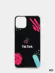 Белый чехол виниловый силиконовый для iPhone 11 Pro с принтом
