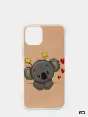 Угольный чехол виниловый силиконовый для iPhone 11 Pro с принтом