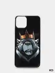 Черный чехол виниловый силиконовый для iPhone 11 Pro с принтом