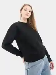 Черный женская утепленная толстовка, оверсайз