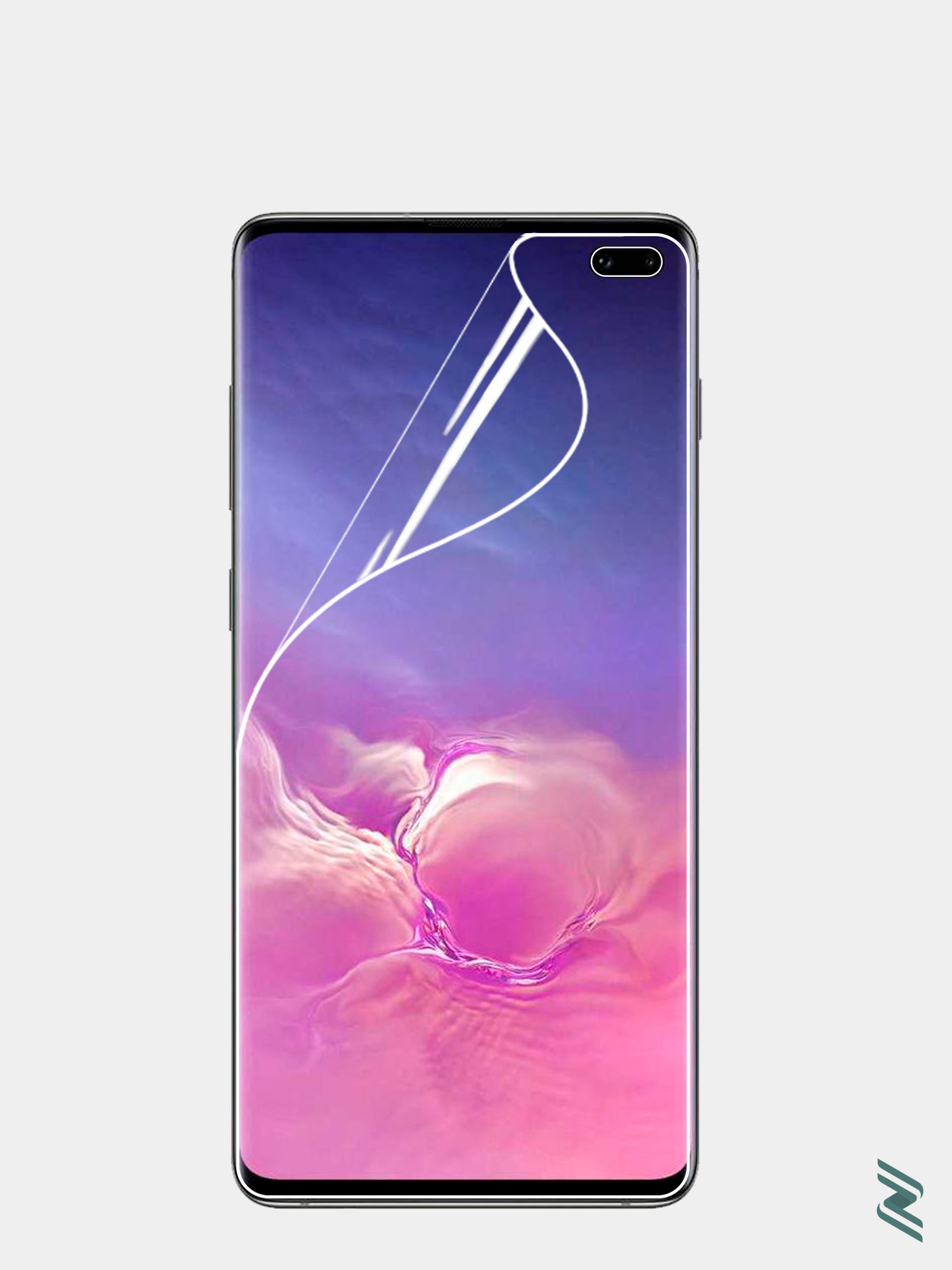 Гидрогелевая защитная пленка для Samsung Galaxy S10 Plus (S10+) (не стекло)  купить по цене 199 ₽ в интернет-магазине KazanExpress