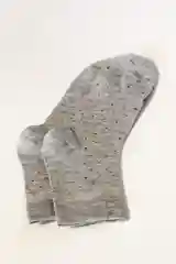 Серый носки женские в горошек