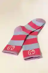 Конфетный носки высокие смайл