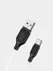 Белый кабель зарядный для андроид BOROFONE BX42, Type-C, 3A, не горит, не мерзнет, можно мыть