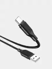 Белый кабель зарядный для андроид BOROFONE BX42, Type-C, 3A, не горит, не мерзнет, можно мыть