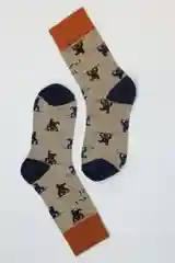 Терракотовый носки высокие Animals