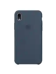 Голубой чехол силиконовый для iPhone 6/6s/6+/6s+/7/8/7+/8+/X/XS/XR/XS Max/11/11 Pro/SE 2020