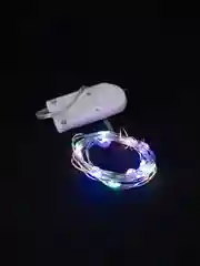 Желтый светодиодная новогодняя гирлянда на батарейках
