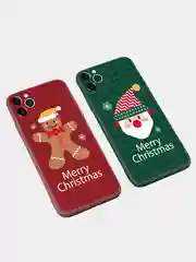 Чехол для iPhone 11, 12, 12 Pro, 12 Pro Max, 12 mini с защитой камеры, "Новый год"