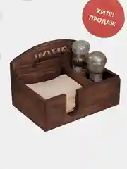 Органайзер для салфеток и специй, деревянный