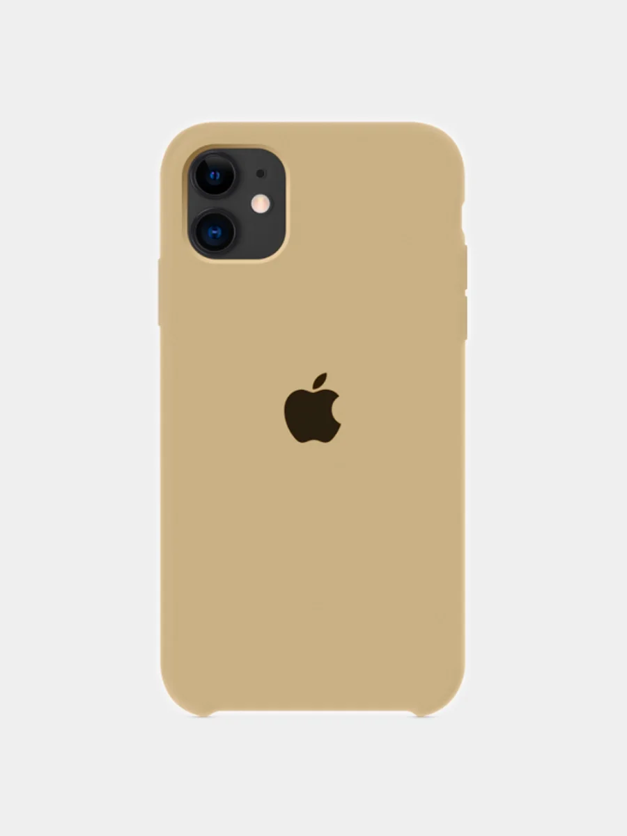 Хаки чехол силиконовый для iPhone 11, Silicone Case