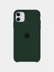 Зеленый чехол силиконовый для iPhone 11, Silicone Case