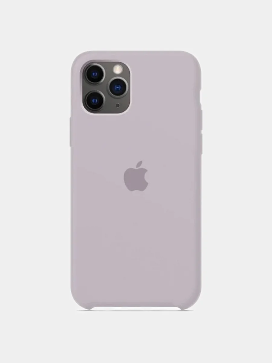 Бежевый меланж чехол силиконовый для iPhone 11, Silicone Case