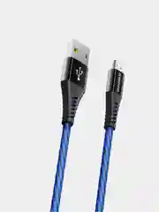 Кабель зарядный для андроид Borofone BU13 Micro-USB 7-pin, быстрая зарядка, 4A, 1.2м