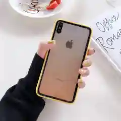 Лимонный чехол на Oppo, градиентный, акриловый