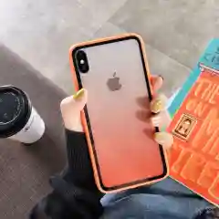 Манго чехол на iPhone, градиентный, акриловый