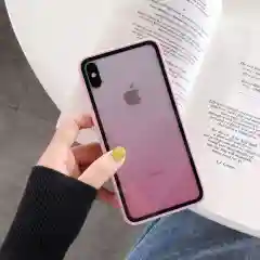 Конфетный чехол на смартфоны Vivo, акриловый, градиентный