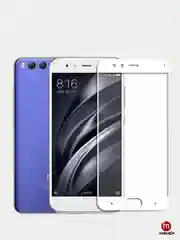 Защитное стекло Xiaomi Redmi Mi 6 Черное и белое  9D с салфетками и стикером в копплекте