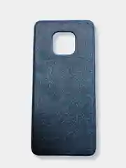 Темно-синий чехол силиконовый для Huawei Mate 20 Pro "Джинс", накладка