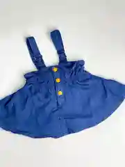 Синий джинсовый сарафан для девочек