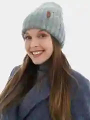 Мятный шапка вязаная Velanso, ангора