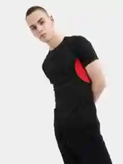 Желтый мужская, спортивная, футболка
