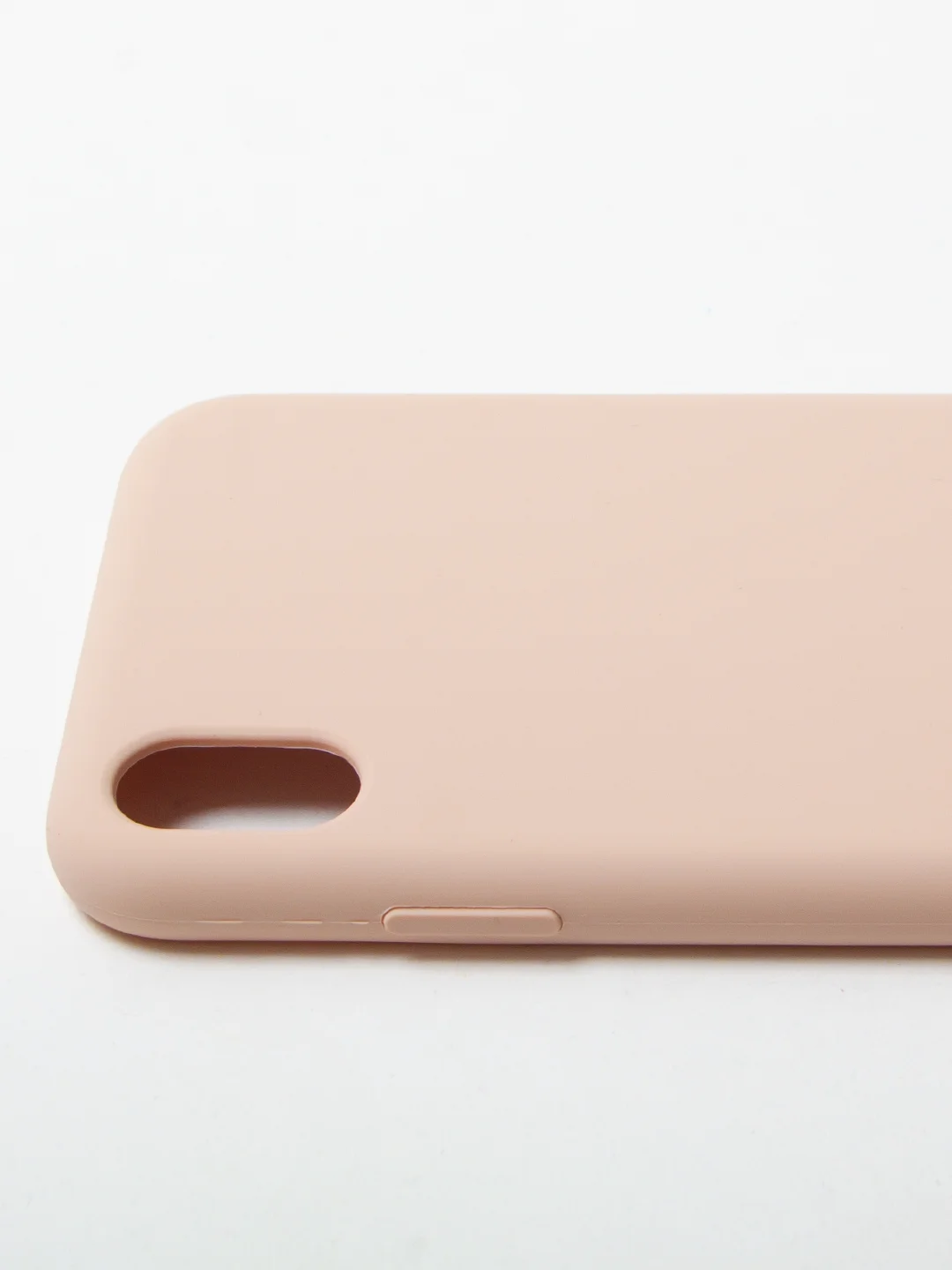 Накладка для iPhone XR Silicone Case, прорезиненная, пастельная