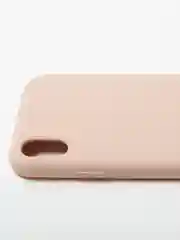 Накладка для iPhone XR Silicone Case, прорезиненная, пастельная