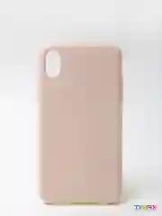 Накладка для iPhone XR Silicone Case, прорезиненная, пастельная