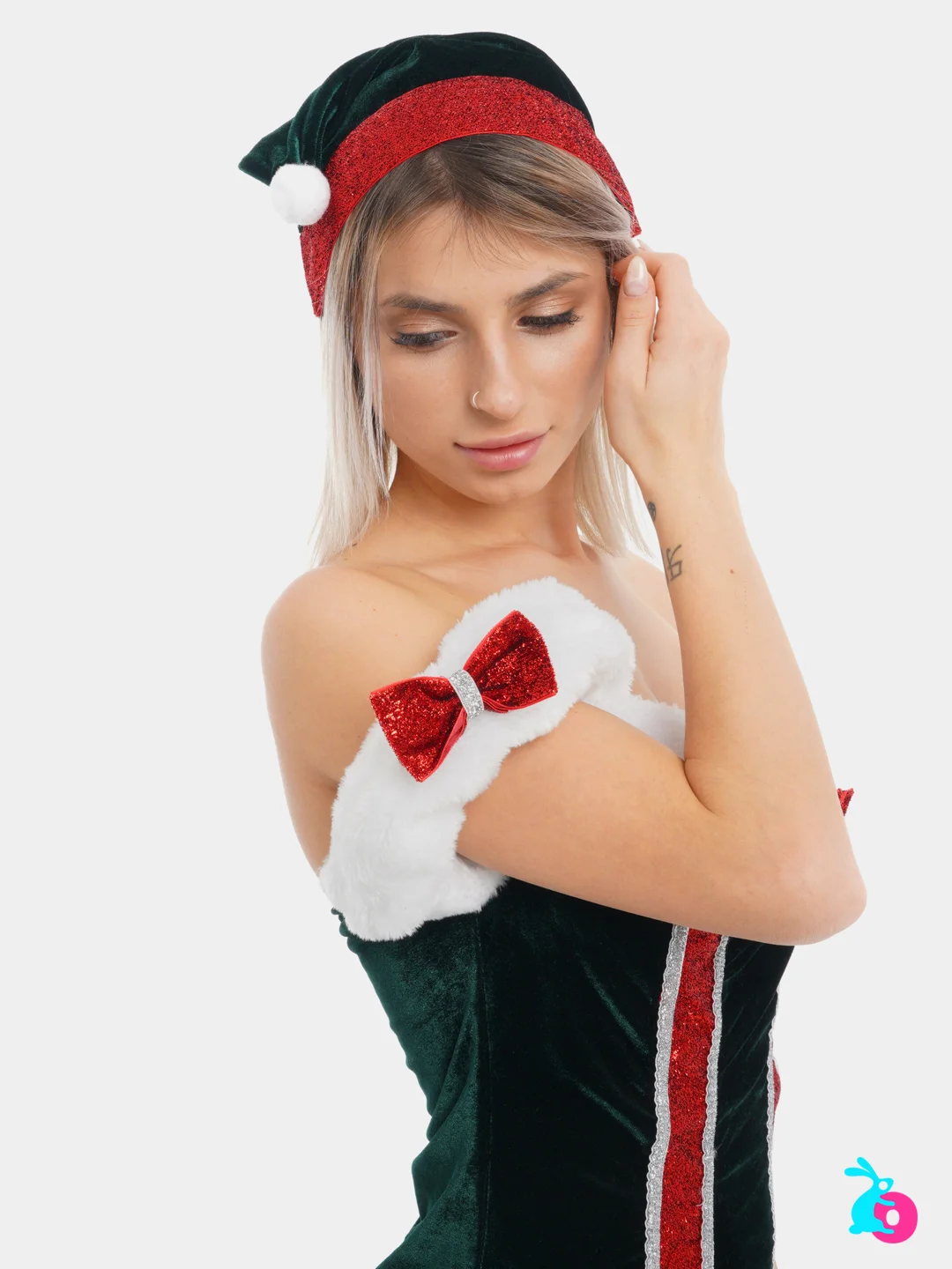 Эротический новогодний костюм снегурочки