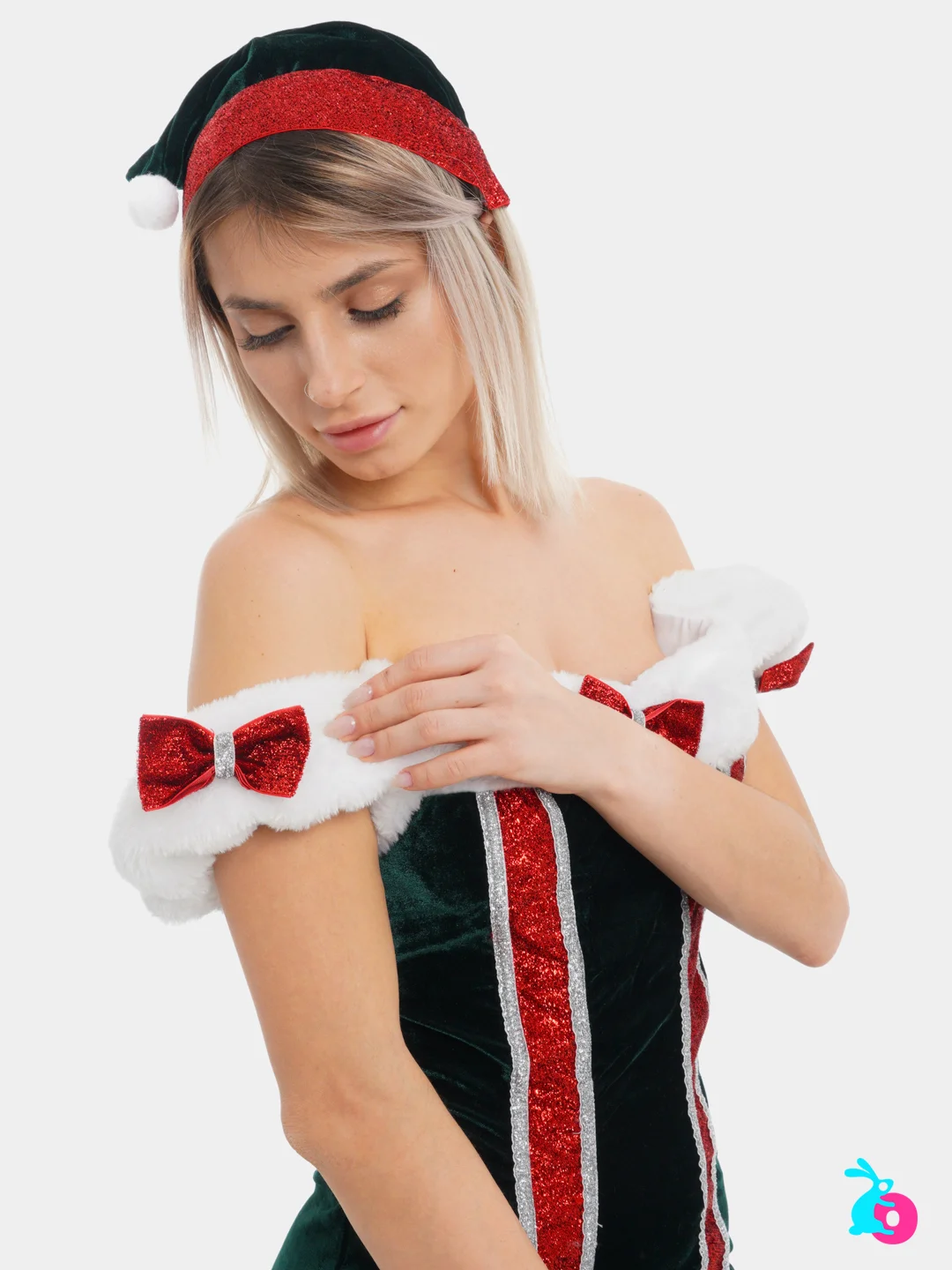 Эротический новогодний костюм снегурочки