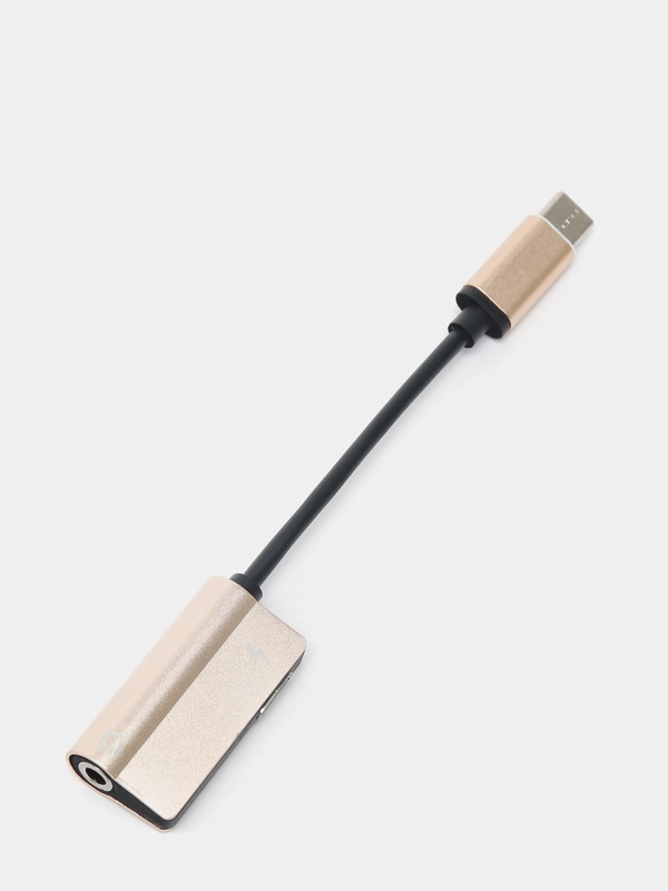 Переходник type-C на aux + зарядка