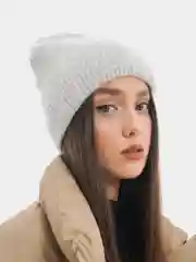 Серый меланж шапка LAMIR, ангора