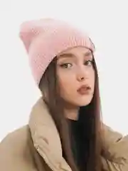 Коралловый меланж шапка LAMIR, ангора